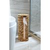 Vintiquewise Wicker Water Hyacinth Tall Toilet Tissue Paper Holder for 4 wide rolls QI003358